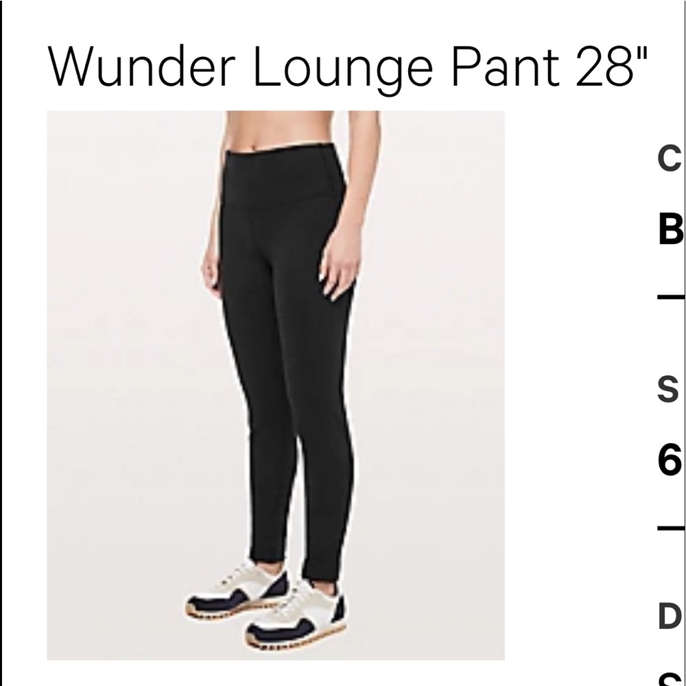 Lululemon Wunder Under Lounge Pants 28” NWOT